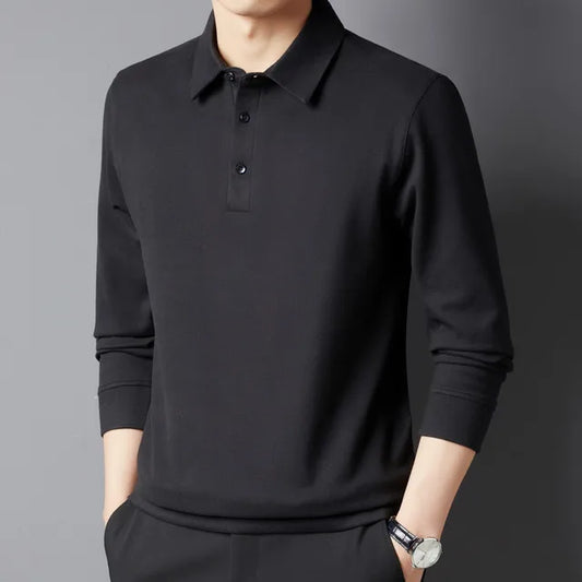 Leichtes Strick-Polo-Kragen-Top