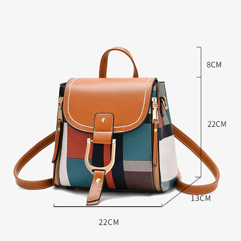YANA BACKPACK - STYLISH BACKPACK MADE OF GENUINE LEATHER