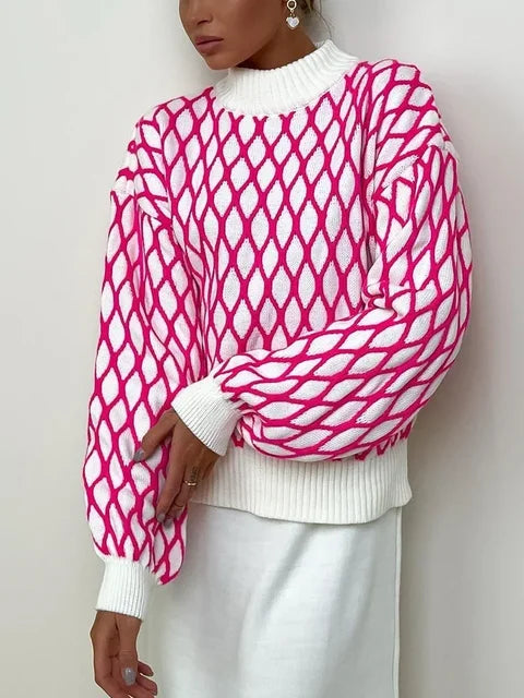 Diamond green sweater