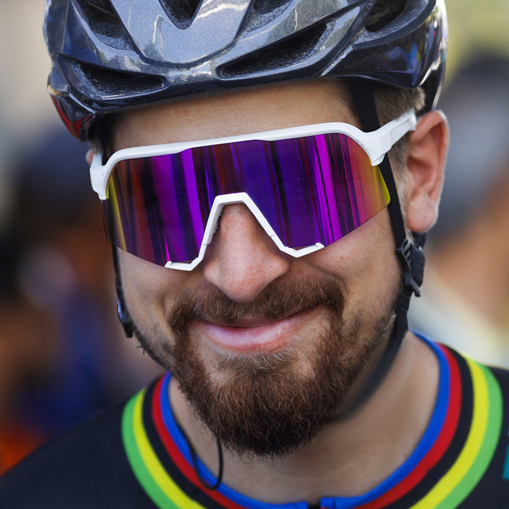 Polarisierte Radfahrerbrille UV400 Outdoor-Sport-Sonnenbrille