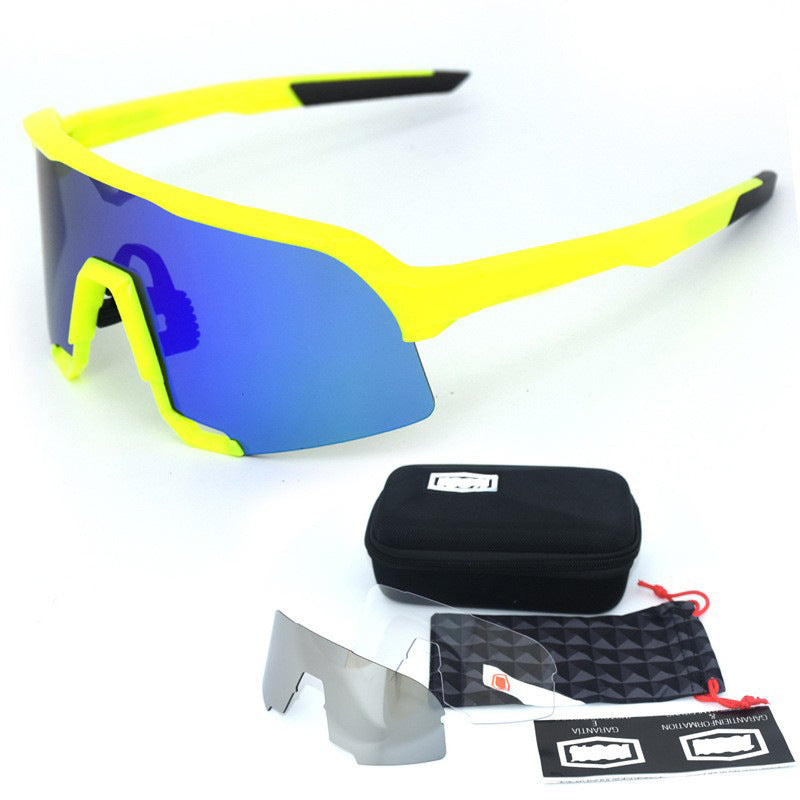 Polarisierte Radfahrerbrille UV400 Outdoor-Sport-Sonnenbrille