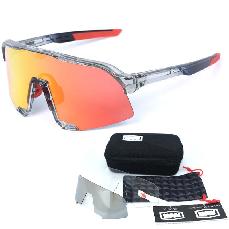 Polarisierte Radfahrerbrille UV400 Outdoor-Sport-Sonnenbrille