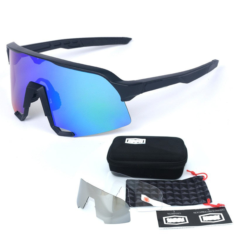 Polarisierte Radfahrerbrille UV400 Outdoor-Sport-Sonnenbrille