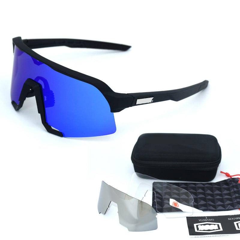 Polarisierte Radfahrerbrille UV400 Outdoor-Sport-Sonnenbrille