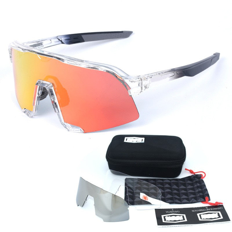 Polarisierte Radfahrerbrille UV400 Outdoor-Sport-Sonnenbrille