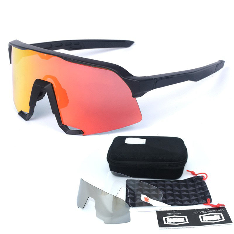 Polarisierte Radfahrerbrille UV400 Outdoor-Sport-Sonnenbrille
