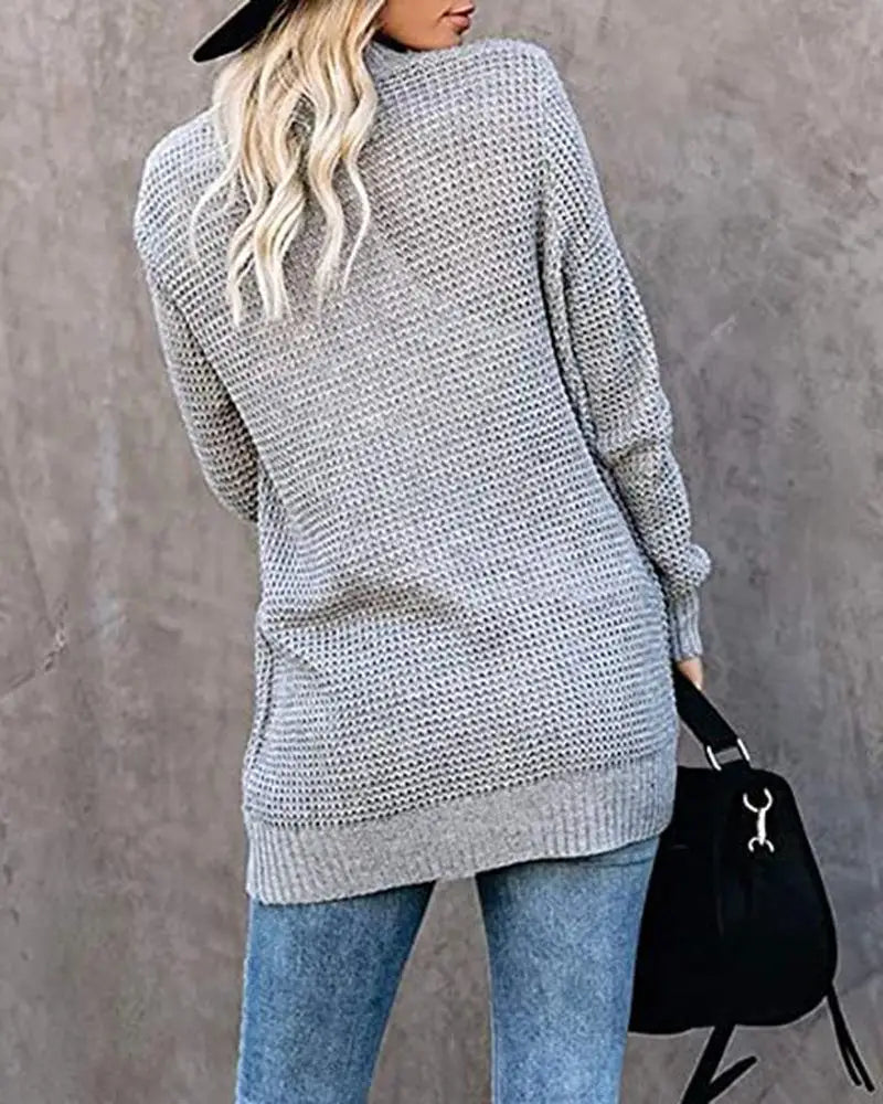 Curved cardigan