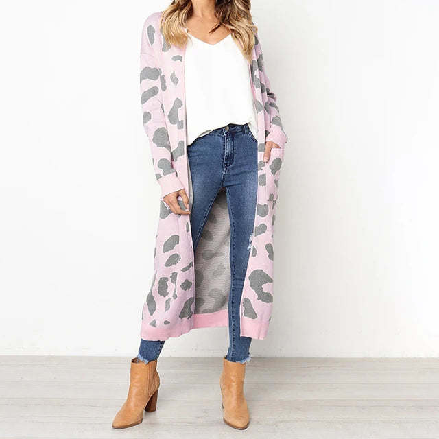 Leopard Long Sleeve Cardigan