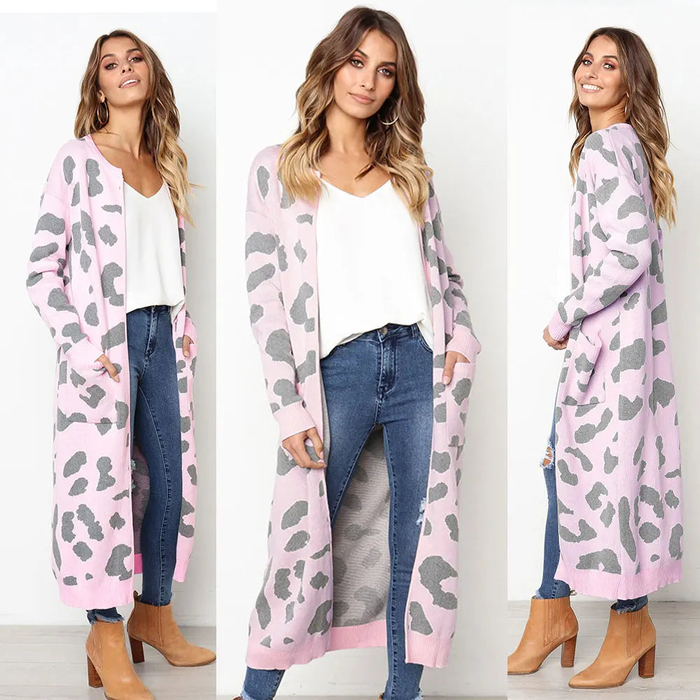 Leopard Long Sleeve Cardigan