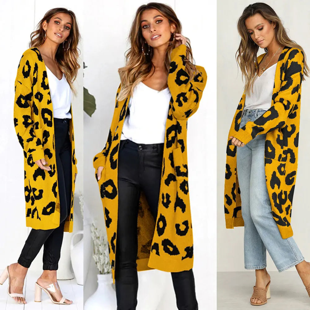 Leopard Long Sleeve Cardigan
