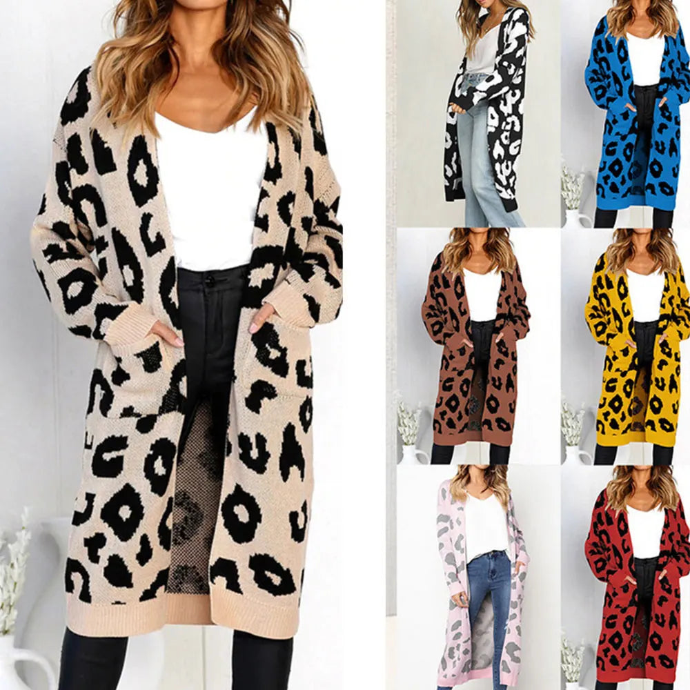 Leopard Long Sleeve Cardigan