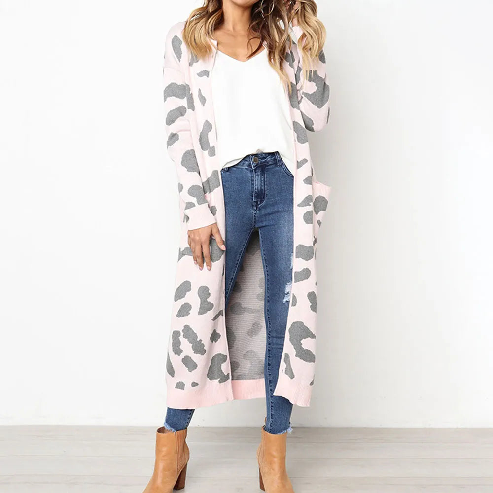 Leopard Long Sleeve Cardigan