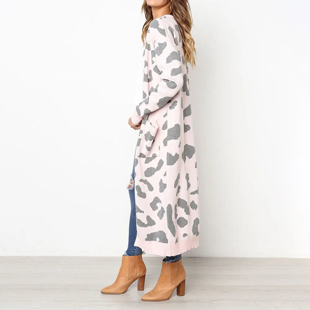Leopard Long Sleeve Cardigan