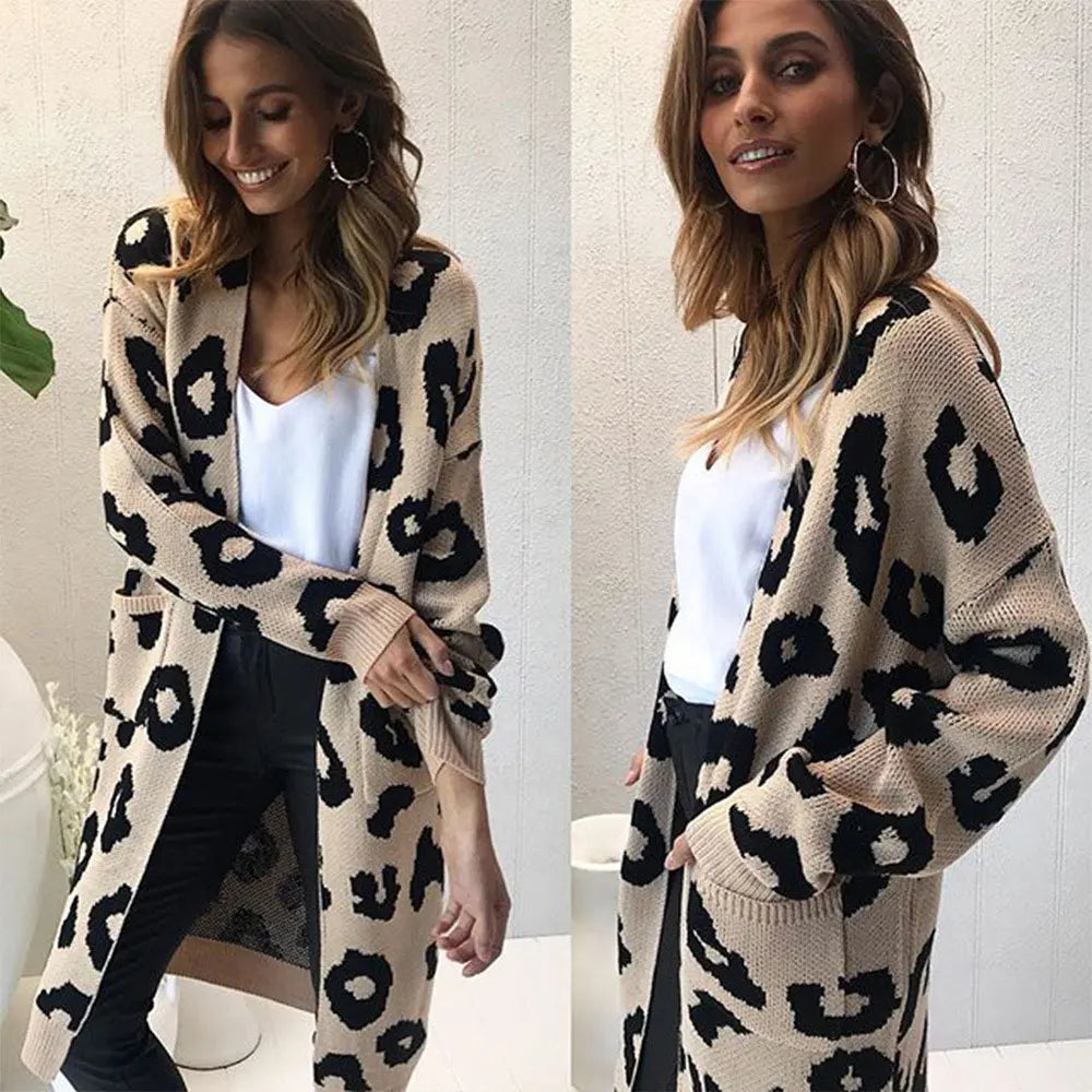 Leopard Long Sleeve Cardigan