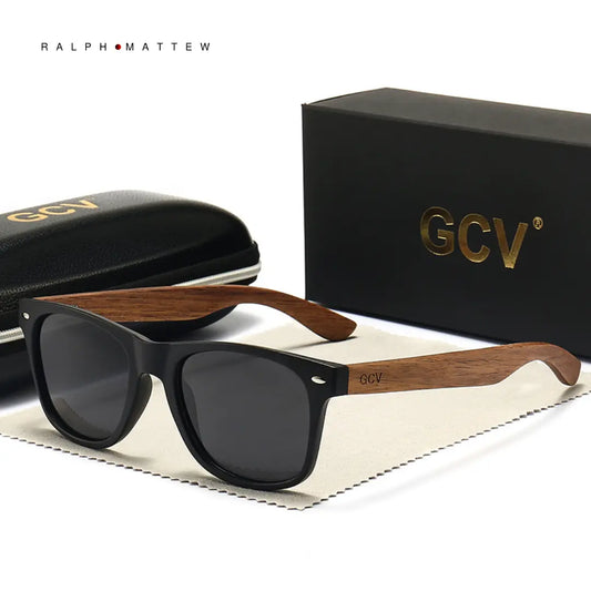 gcv™ - 2023 Designer Sonnenbrille Handgefertigt aus Edlem Naturholz