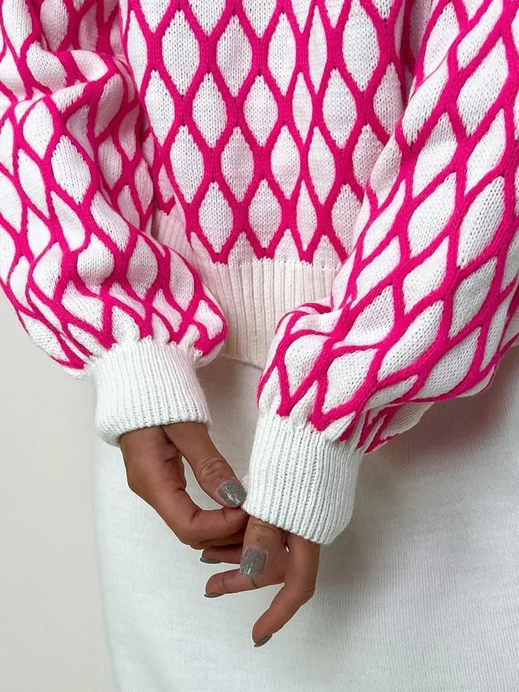 Diamond green sweater