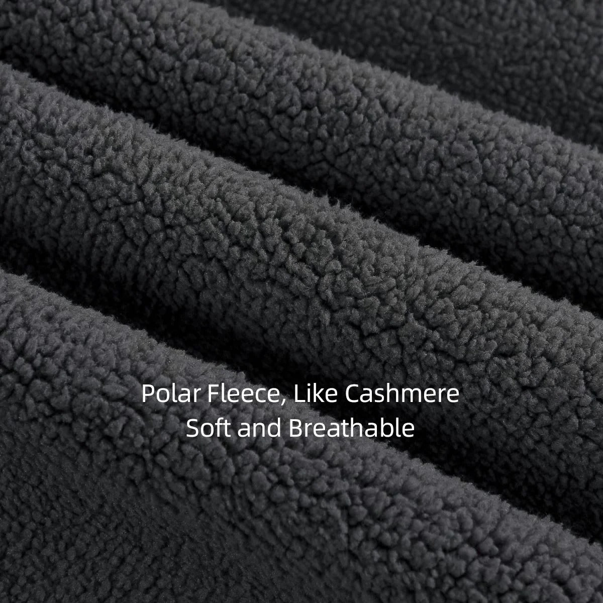 Dicke Polar-Fleece-Kapuzenjacke – Schwerer Baumwoll-Plus-Samt Unisex-Sweatshirt