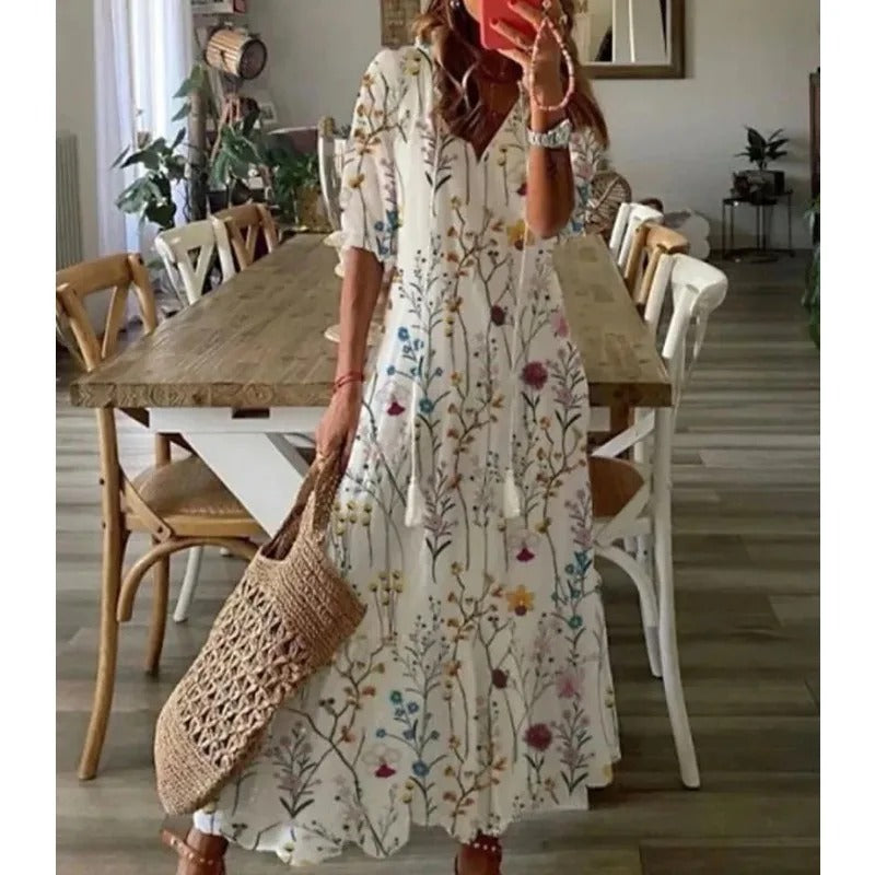Floral maxi dress