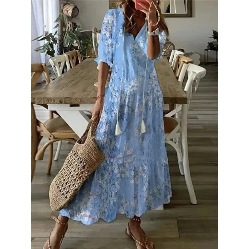 Floral maxi dress
