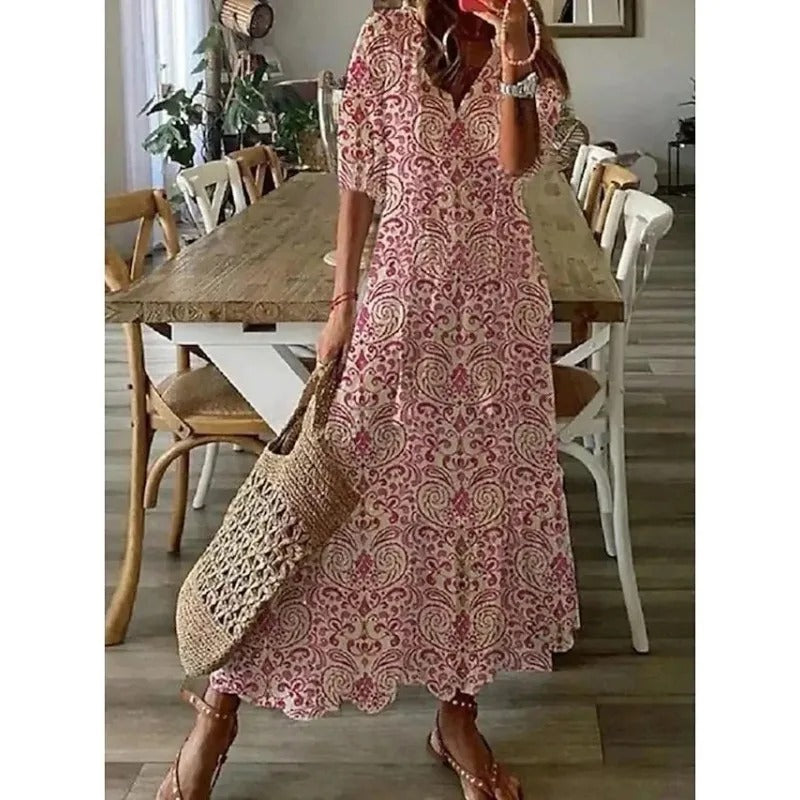 Floral maxi dress