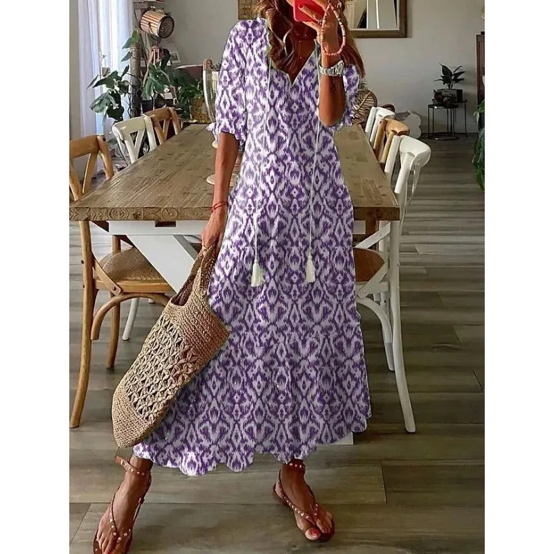 Floral maxi dress