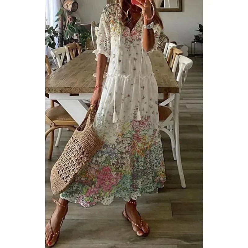 Floral maxi dress