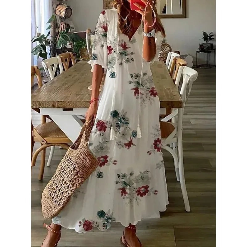 Floral maxi dress