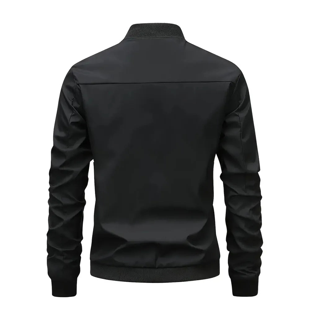 Lässige Windbreaker Bomberjacken