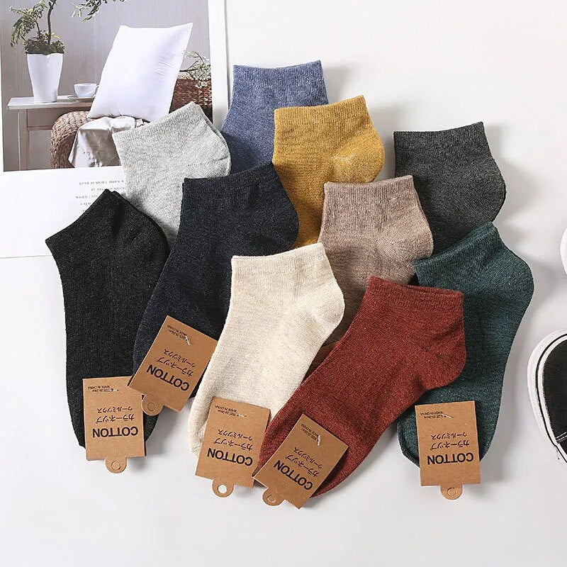 Low cotton socks