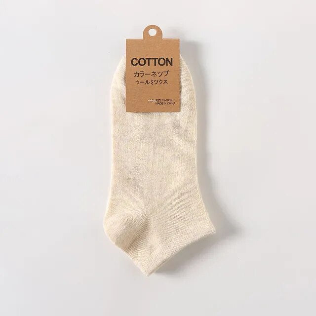 Low cotton socks
