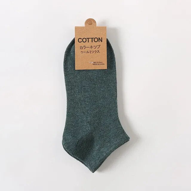 Low cotton socks