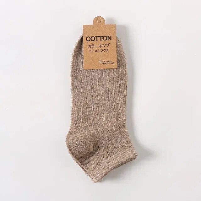 Low cotton socks