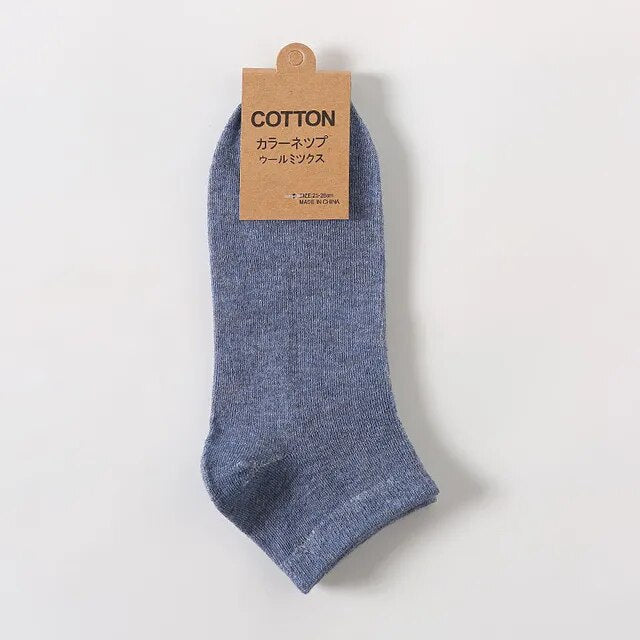 Low cotton socks
