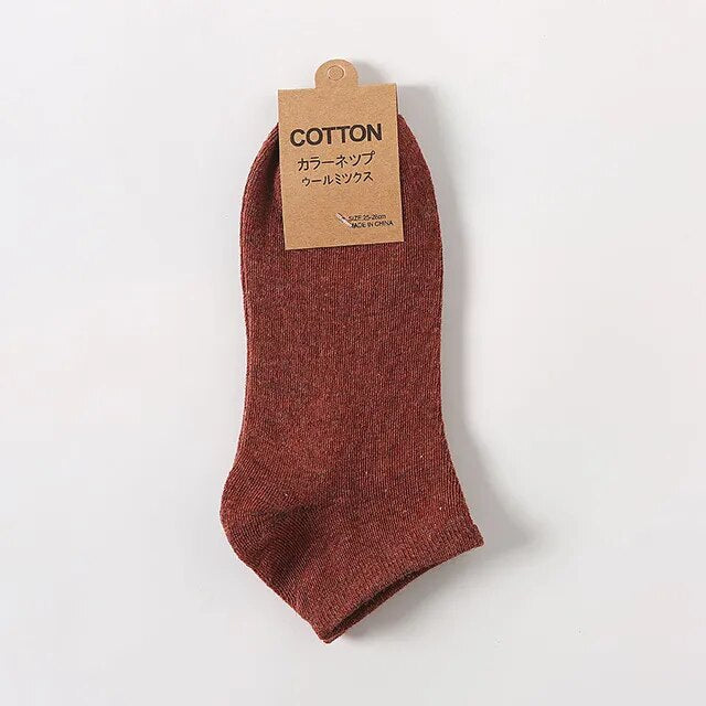 Low cotton socks