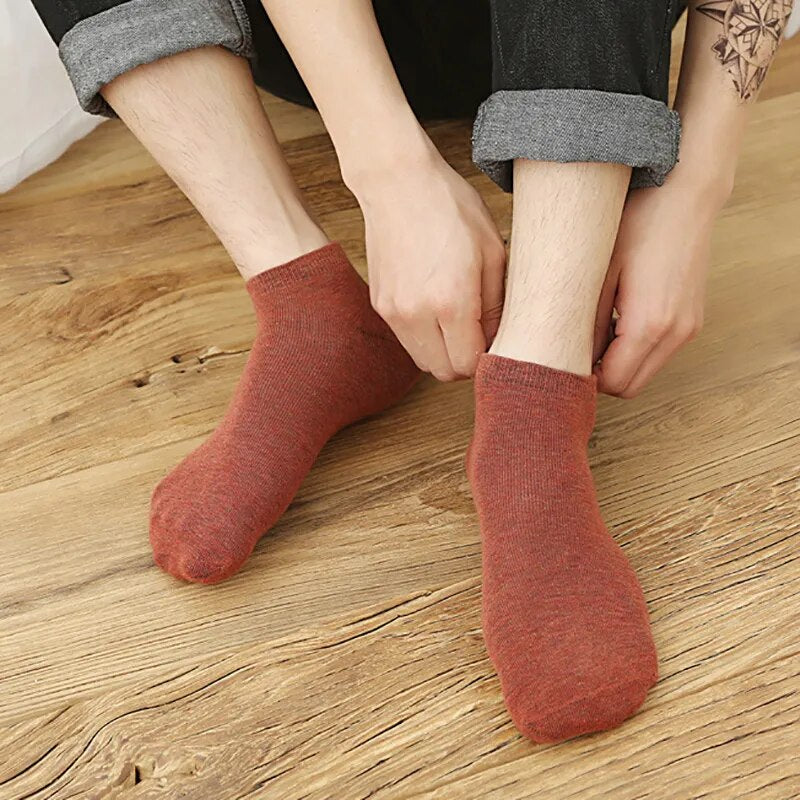 Low cotton socks