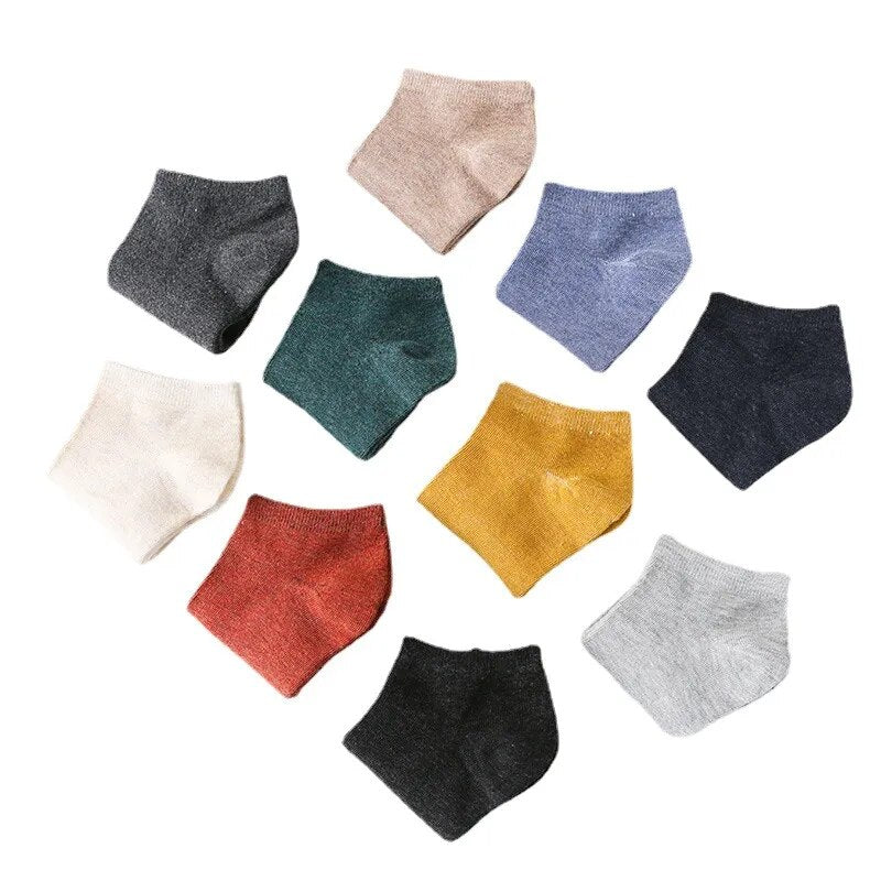 Low cotton socks