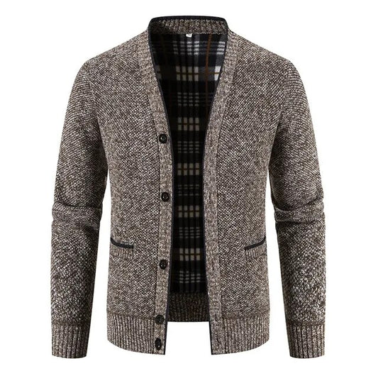 Einreihige Herren Strickjacke Pullover Jacke