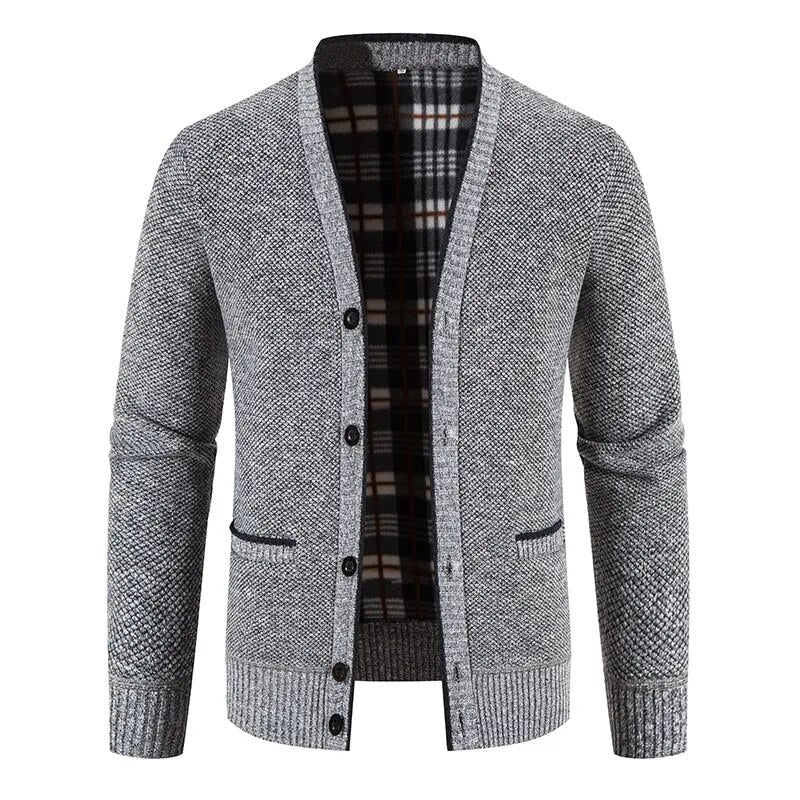 Einreihige Herren Strickjacke Pullover Jacke