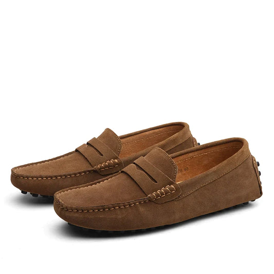 TOMMY OUTLET - Italian style suede loafers