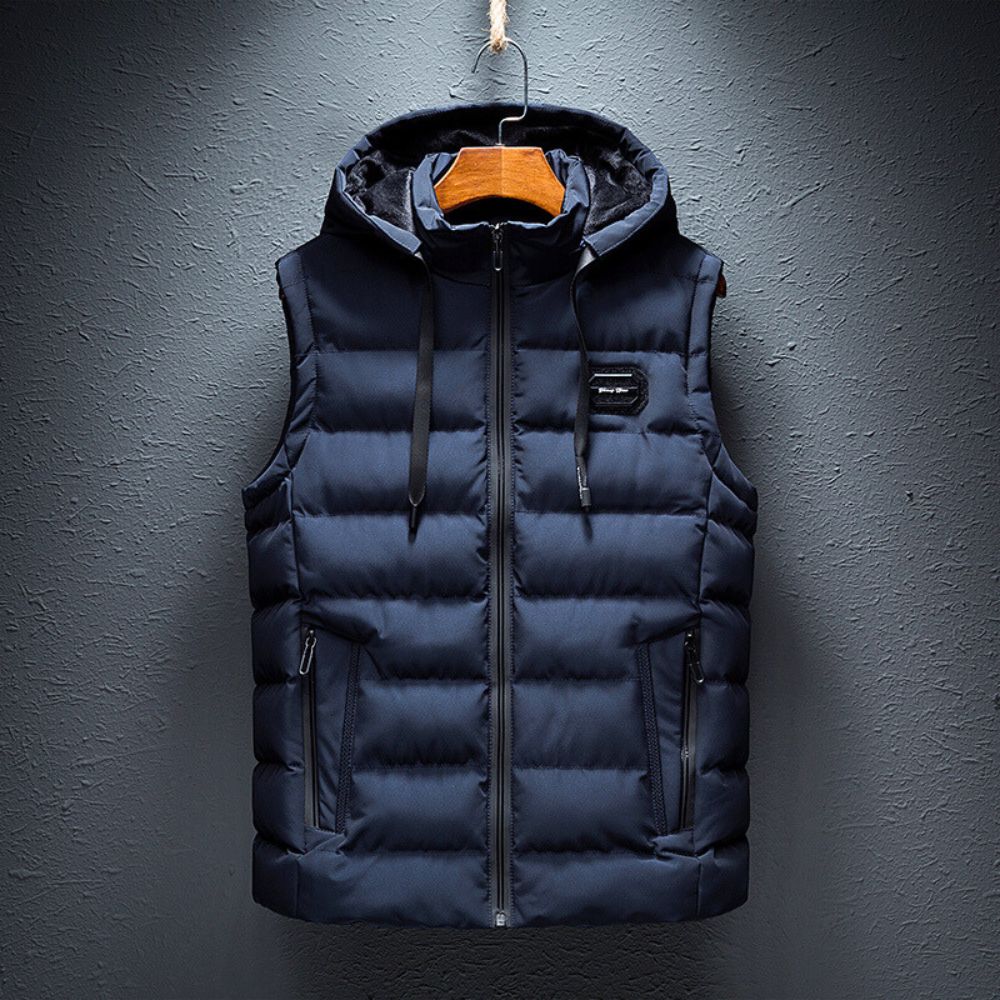 ArcticTrek Men's Hooded Vest