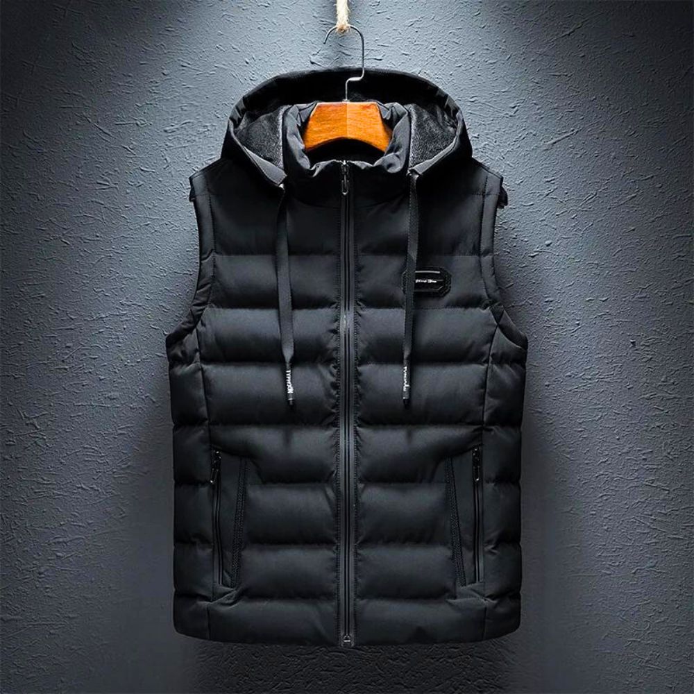ArcticTrek Men's Hooded Vest