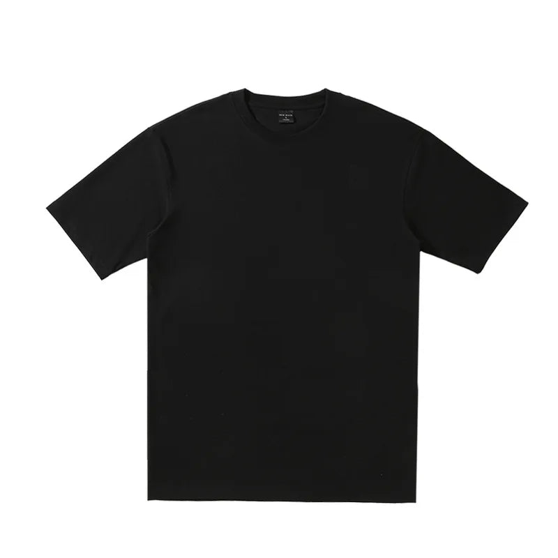 Cotton T-shirt with short, loose sleeves