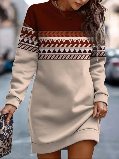 Aztec Sweater Dress