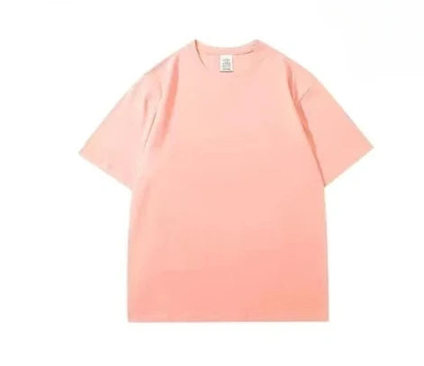 Cotton T-shirt with short, loose sleeves