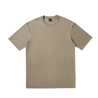 Cotton T-shirt with short, loose sleeves