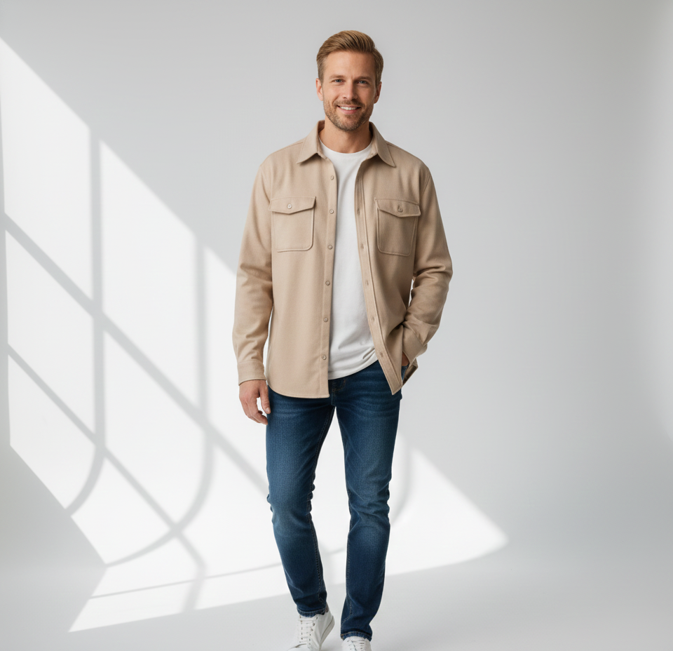 Ralph Mattew Overshirt – Men's Cotton Jacket