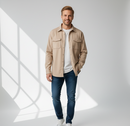 Ralph Mattew Overshirt – Men's Cotton Jacket