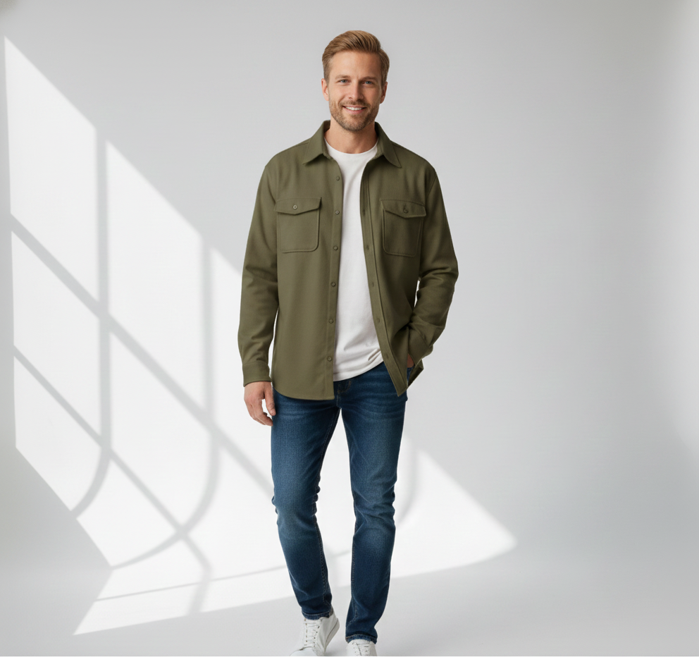 Ralph Mattew Overshirt – Men's Cotton Jacket
