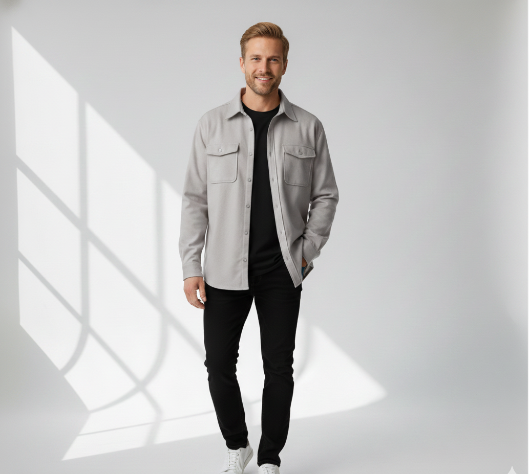Ralph Mattew Overshirt – Men's Cotton Jacket