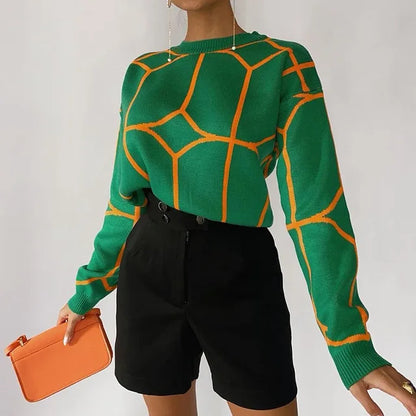 Bold Geometric Sweatshirt